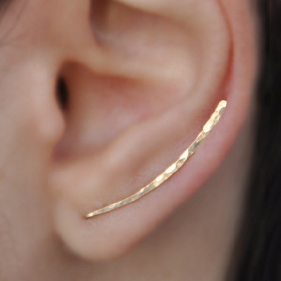 CLOSET REHAB Jewelry - Left Ear 14k Gold Coated Crawler